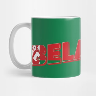 Belarus Vintage style retro souvenir Mug